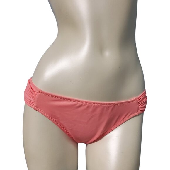Victoria's Secret Swimwear Bikini Bottom Women's Size Medium Peach The Knockout - Picture 1 of 10